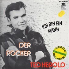 Ted Herold Ich bin ein Mann NEAR MINT Bear Family Records Vinyl LP