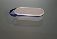 Tupperware Fleißiges Lieschen Raspelreibe Reibe Edelstahl Blau guter Zustand 