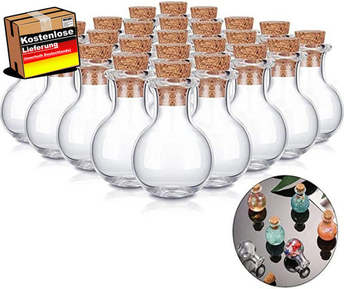 Stück mini glasflaschen - 30, mini-glasflaschen