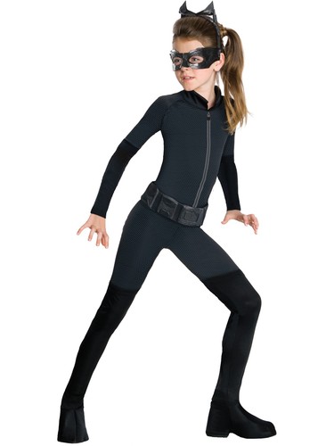 Mädchenkostüm catwoman - mädchenkostüm,