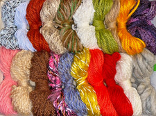 20 neue Wollreste zum Basteln Stricken Häkeln usw....(3