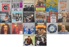 20 Originale Leer Cover Vinyl Single 7" / 60er / 70er / 80er Pop