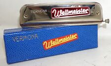 Weltmeister Mundharmonika Vermona DDR Stimmlage C in OVP Funktionstüchtig