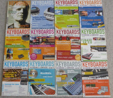 KEYBOARDS - Zeitschrift - Konvolut 16 Exemplare, teilweise mit Datenträgern/DVDs