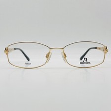 Rodenstock Brille Damen eckig gold lila Titanium Mod. R 2286 B 130 NEU