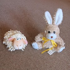 Schaf und Hase Dekofiguren