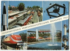 Ak VT 601 der DB  als TEE auf der IVA 1965 in München,mit Monorail, ungelaufen