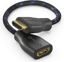 HDMI Verlängerung Verlängerungskabel Ethernet 4K UHD 2160p FULL HD 1080p 0,15m