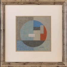 Maximilian Debus ,Kubistische Kugel, Farbkreide, BAUHAUS, de Stijl, Professor