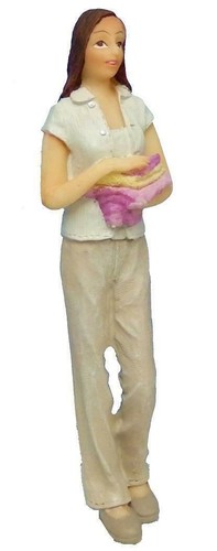 Puppenhaus moderne frau - frau, dame