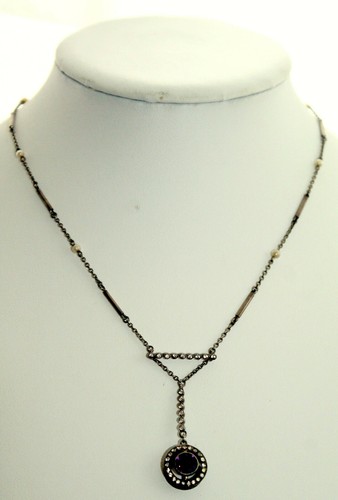 Collier jugendstil amethyst - collier,