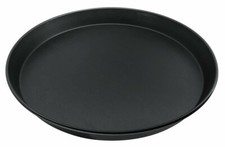 Zenker Backblech rund ø 30 cm PURE, Pizza- und Pieblech (Farbe: Schwarz)