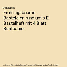 Frühlingsbäume basteleien - frühlingsbäume,