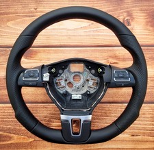 Lenkrad für VW Tiguan 5N Lederlenkrad Leder Tuning 30-3100