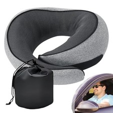 Memory Foam Nackenkissen 360° Stütze Reisekissen Kopfkissen Stützkissen Reisen