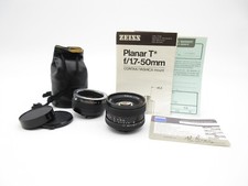Contax Yashica C/Y Carl Zeiss Planar 1,7/50 T* Objektiv + Telemore95 II 7.K.M.C