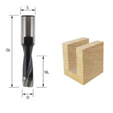 ENT HW Nutfräser für Festool DOMINO DF500