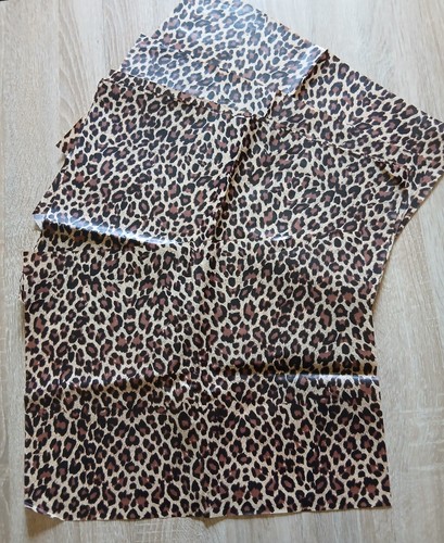 Bögen papier leopard - 10,
