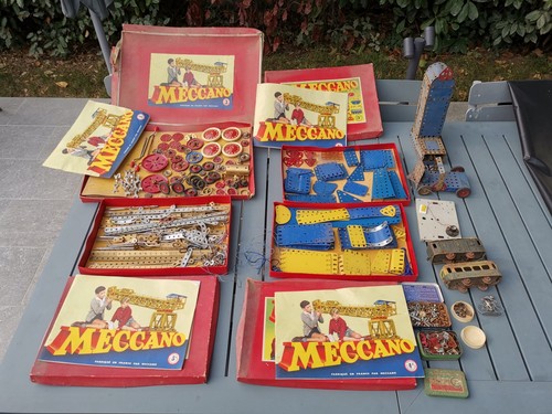 Meccano lot metall - meccano,