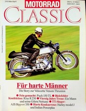 3) Motorrad Classic 02/1992 - Teil II - 65 Jahre Torn - AJS Big Port in einer s