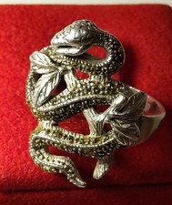 Schlangenring 835 Silber Inspiriert von James Hetfield Ring