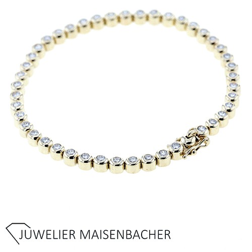Brillantarmband tennisband - tennisband, in
