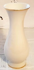 Vase Elfenbeinfarben, Goldrand, Bavaria -wohl Richard Rösler/Schauberg- 20,5 cm