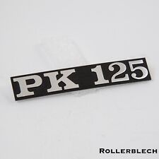 Vespa Schriftzug "PK 125"