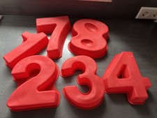 Kuchenform Zahlen Silikon Backform Backformen 1 - 8