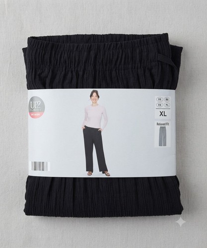 Plissee sommer hose schwarz - hose,