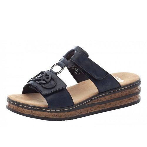 Rieker pantolette schwarz - pantolette,