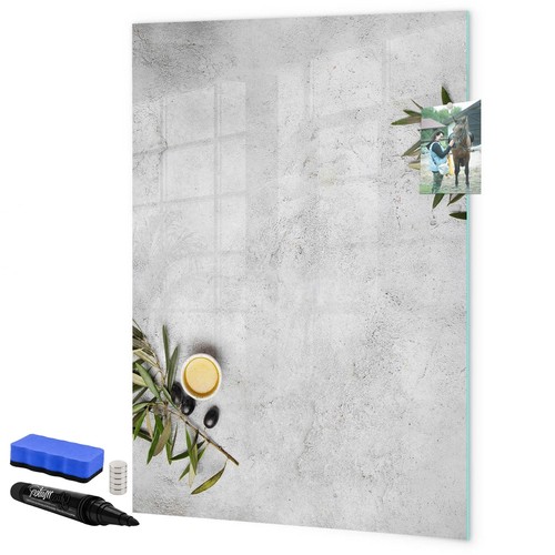 Glas schreibtafel aus - glas,