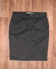 Schwarzer Rock von Zara Woman Premium Denimwear Collection, Gr. 36