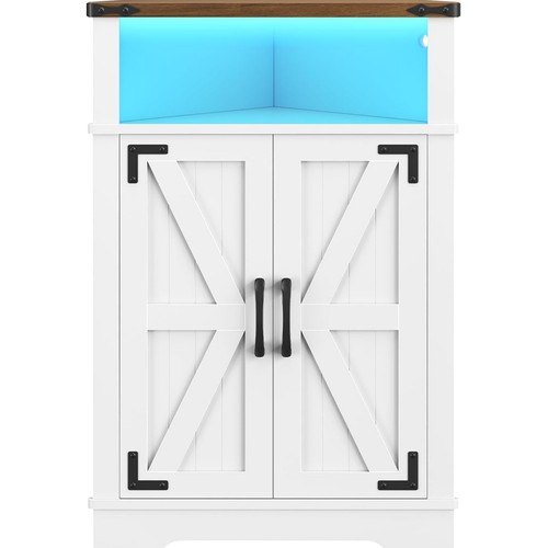 Hoobro eckschrank mit led - hoobro,