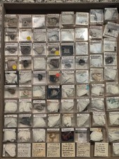 Systematik Mineralien - seltene Mineraliensammlung 80 Stück