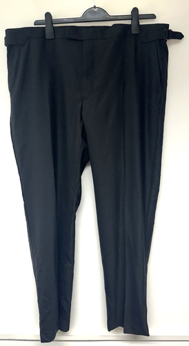 Neu schwarze woll smokinghose - schwarze, woll-smokinghose