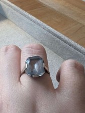 Ladies 800 Silver Antique Cut