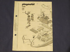 Playmobil Bauanleitung – 3498  Kajütenboot