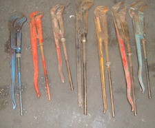 ? Rohrschlüssel Wasserpumpenzange Rohrzange Zange 2" 3" Dowidat Brinko 7Stk. ?