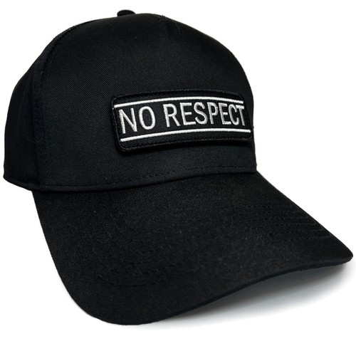 Basecap respect schwarz - basecap, no