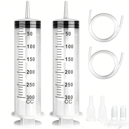 2pcs große spritze 300 - große, mit