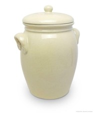 Original KERAZO Keramik Rumtopf 7,0 Liter [F2] Mehrzwecktopf Keramiktopf beige