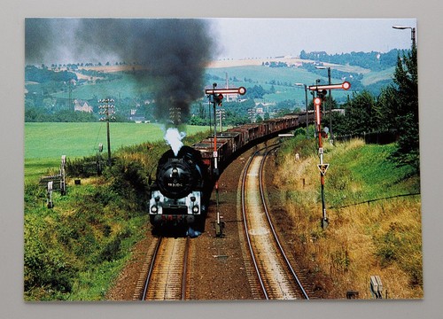 Postkarte dampflok 58 - -,