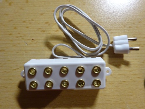 Verteilerleiste fach weiss - 5-fach,
