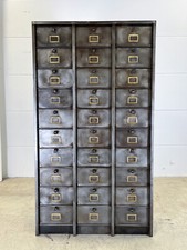 Aktenschrank Klappenschrank  Strafor Büro antik alt Vintage Schuhschrank