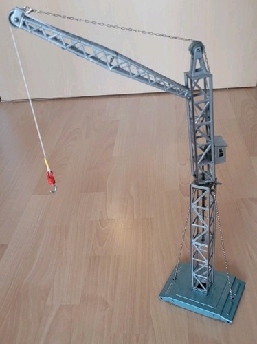Blechspielzeug turm drehkran - blechspielzeug,