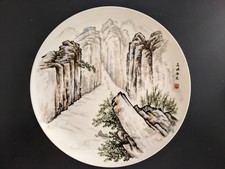 Zier- / Deko TELLER * China handbemalt Porzellan * Reiseandenken Souvenir