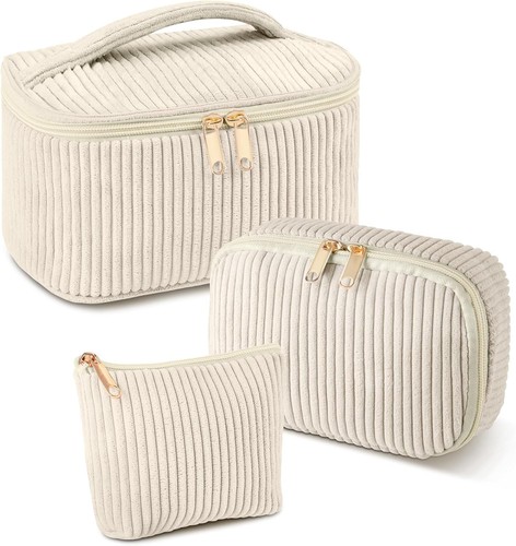 Kosmetiktasche cord 3er set - kosmetiktasche,