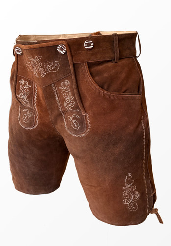 Trachtenlederhose herren kurz - trachtenlederhose,