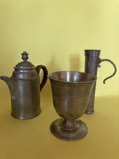 Konvolut Zinn Kanne Becher